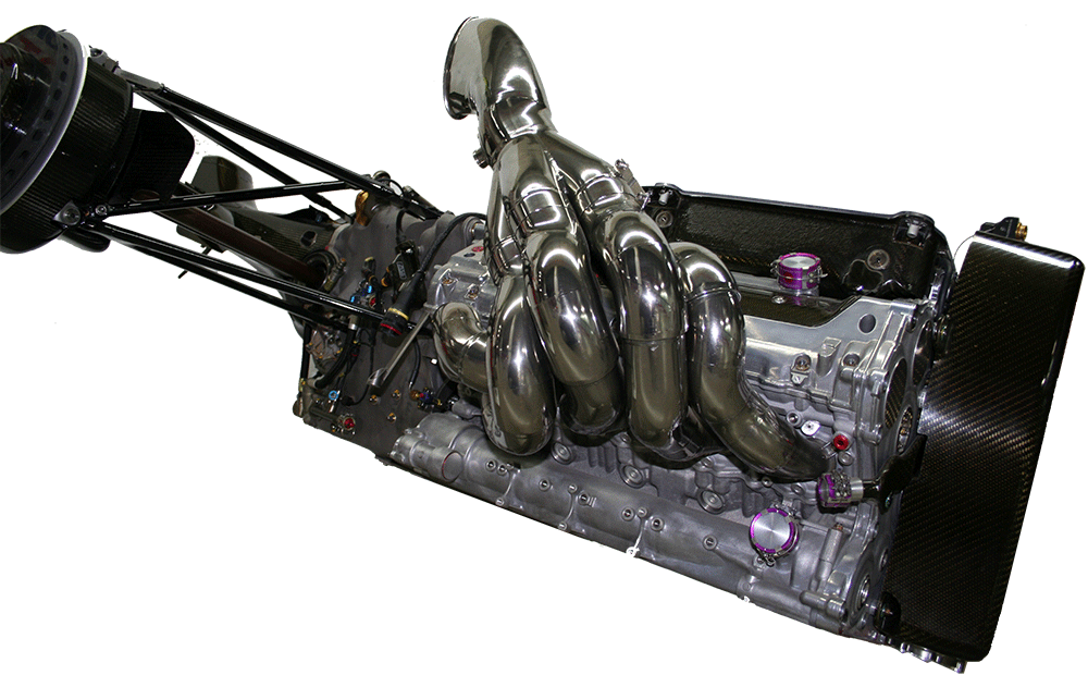 Toyota RVX-03 with gearbox and rear suspension, by Steven De Groote