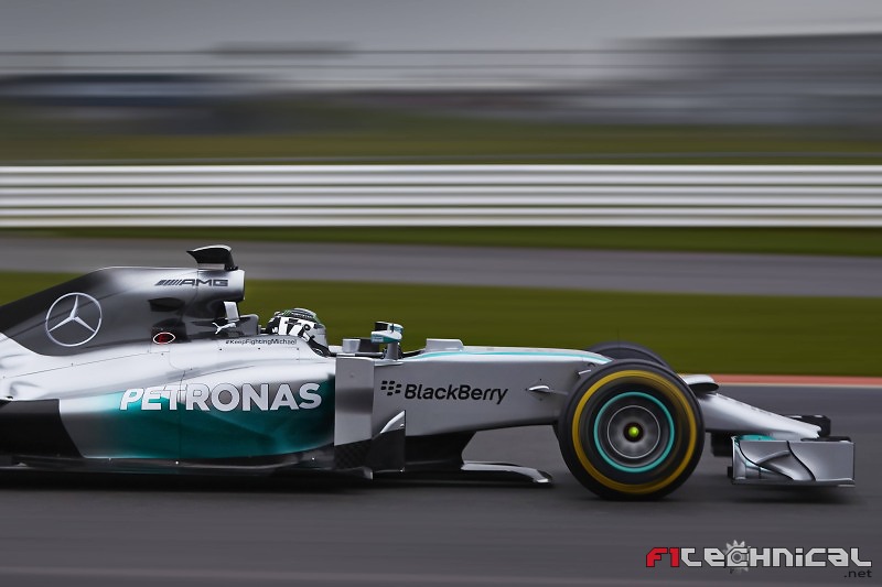 Mercedes f1 shakedown #5