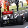 Pérez blown tyre in FP3