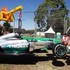 The Mercedes AMG F1 W05 of Lewis Hamilton