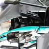 Mercedes F1 W05 front wing detail