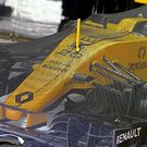 Renault Sport F1 Team RS16 in parc ferme conditions