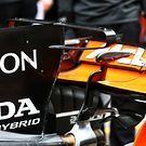 McLaren MCL32 engine cover T-Wing