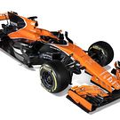 McLaren MCL32 3 quarter view