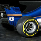 Sauber C36 diffuser and rear wing detail