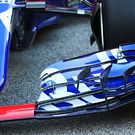 Scuderia Toro Rosso STR12 front wing detail