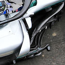 Mercedes AMG F1 W09 bargeboard top view