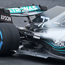 Mercedes AMG F1 W09  rear wing