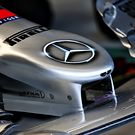 Mercedes AMG F1 W11 nosecone detail