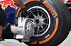 Red Bull test front wheel axle blowing