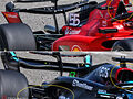 Engine cover design philosophy: Ferrari vs Mercedes