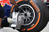 Red Bull test front wheel axle blowing Red Bull test front wheel axle blowing