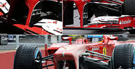 Ferrari busily testing new nose and front wing Ferrari busily testing new nose and front wing