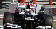 Williams test 2012 parts on FW35