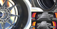 Wheel rim coatings to heat the tyres Wheel rim coatings to heat the tyres
