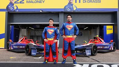 Formula E: Lola Yamaha shows off one-off Superman livery Formula E: Lola Yamaha shows off one-off Superman livery