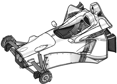 Monocoque of an F1-car
