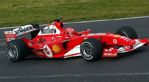 f1 ferrari 2004