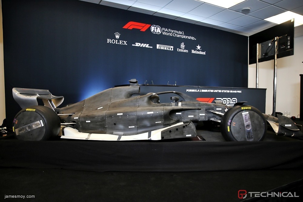 A model car at a 2021 Regulations Press Conference Photo