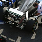 Mercedes W03 rear suspension detail
