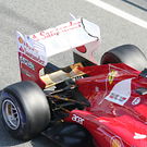 Ferrari rear suspension detail
