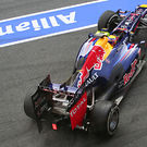 Red Bull's different exhaust positions