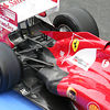 Top view of Ferrari F138 rear suspension