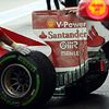 Ferrari rear wing endplate detail