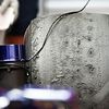 Worn Pirelli tyres on a Red Bull Racing RB9