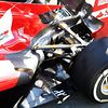 Ferrari rear suspension detail