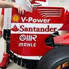Ferrari rear wing endplate detail