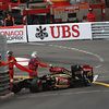 Romain Grosjean crashed at St. Devote
