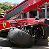 Crashed Ferrari F138 from Massa