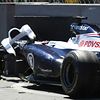 Maldonado's crashed Williams