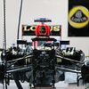 Lotus F1 E21 prepared in the pits