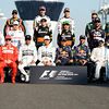 The drivers at the end of season group photograph