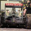 The Lotus F1 E22 of race retiree Pastor Maldonado