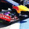Red Bull Racing RB10 front wing with flow-vis paint