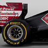 Ferrari F14T rear wing endplate detail