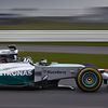 Mercedes F1 W05 shakedown at Silverstone