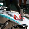Mercedes AMG F1 W06 duct detail on the nosecone