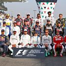 The end of season group drivers group photograph