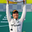 Race winner Nico Rosberg