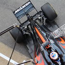 McLaren MP4-31 rear suspension detail