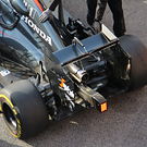 McLaren MP4-31 rear wing detail