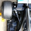 Mercedes AMG F1 W07 Hybrid rear suspension detail