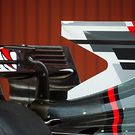 Haas VF-17 engine cover