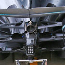 Mercedes AMG F1 W08 diffuser detail