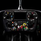 Alfa Romeo Sauber C37 steering wheel detail