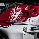 Alfa Romeo Sauber C37 roll hoop detail